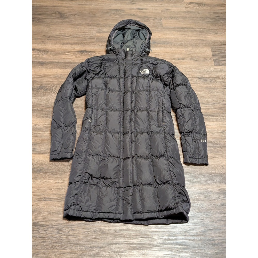 The North Face Metropolis Parka Womens XS Black 600 Fill Down Long Puffer Coat
